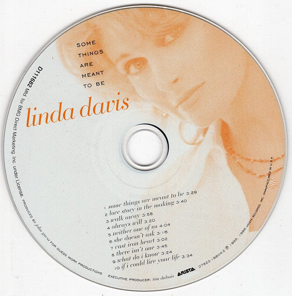 Linda Davis : Some Things Are Meant To Be (CD, Album, Club, BMG)