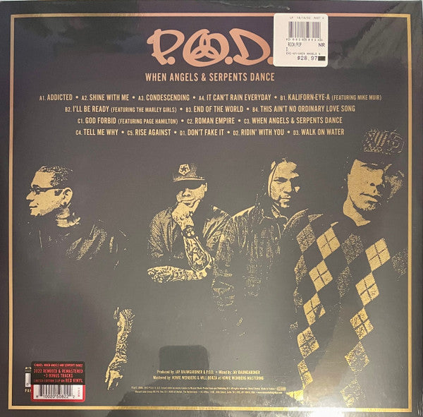 P.O.D. : When Angels & Serpents Dance (2xLP, Album, Ltd, RE, RM, Tra)