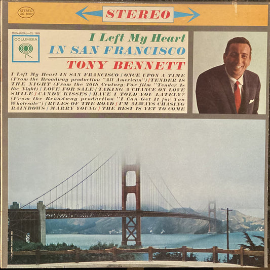Tony Bennett : I Left My Heart In San Francisco (LP, Album, Ter)