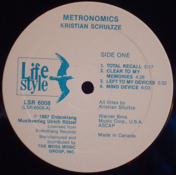 Kristian Schultze : Metronomics (LP, Album)