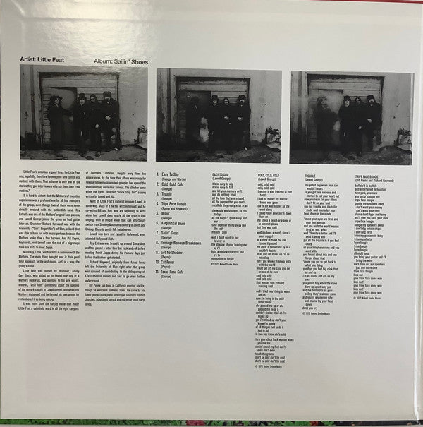 Little Feat : Sailin' Shoes (LP, Album, Ltd, Num, RE, RM, S/Edition, 180)