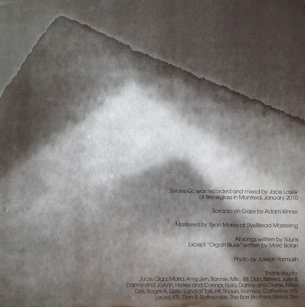 Suuns : Zeroes QC (LP, Album)
