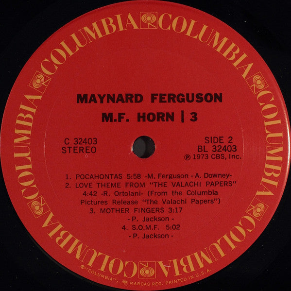 Maynard Ferguson : M.F.Horn | 3 (LP, Album, Pit)