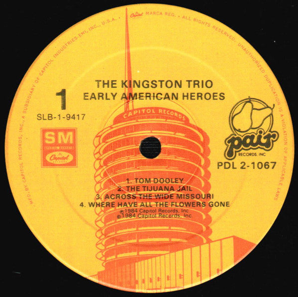 The Kingston Trio* : Early American Heroes (2xLP, Comp, Spe)