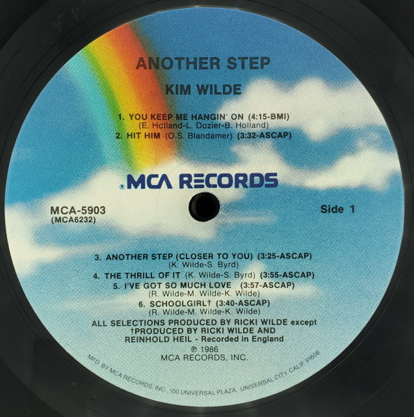 Kim Wilde : Another Step (LP, Album, Pin)