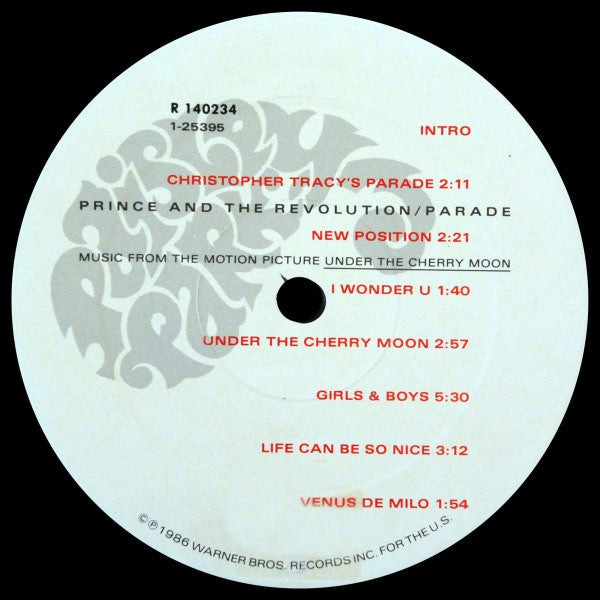 Prince And The Revolution : Parade (LP, Album, Club, Spe)