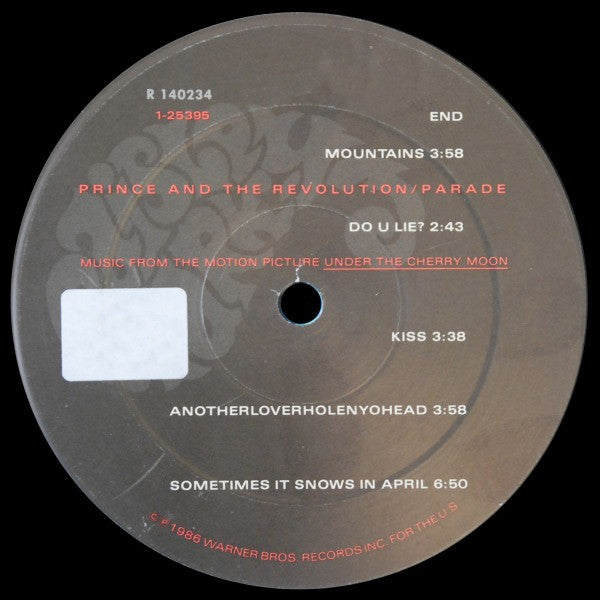 Prince And The Revolution : Parade (LP, Album, Club, Spe)