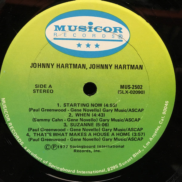 Johnny Hartman : Johnny Hartman, Johnny Hartman (LP, Album)