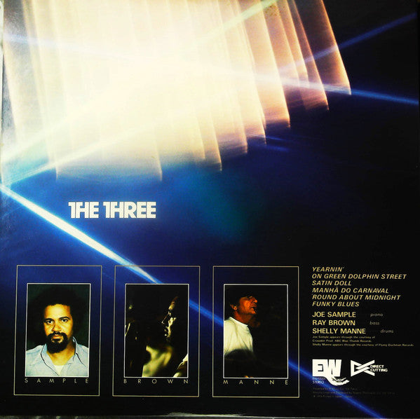 Joe Sample / Ray Brown / Shelly Manne : The Three (LP, Album, Gat)