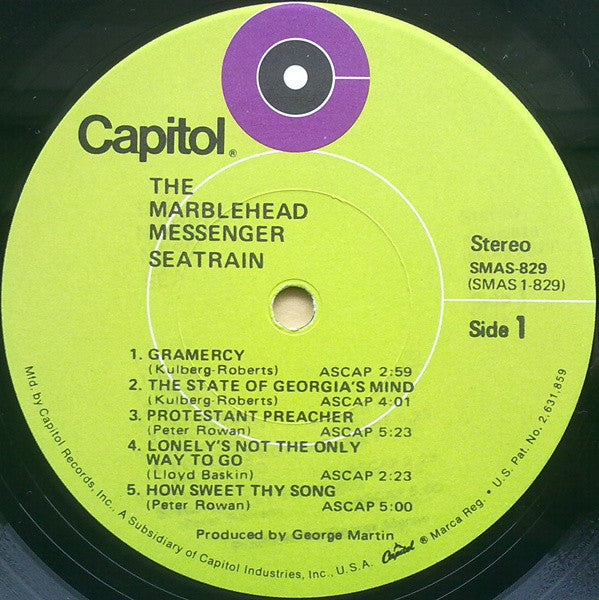 Seatrain : The Marblehead Messenger (LP, Album, Los)