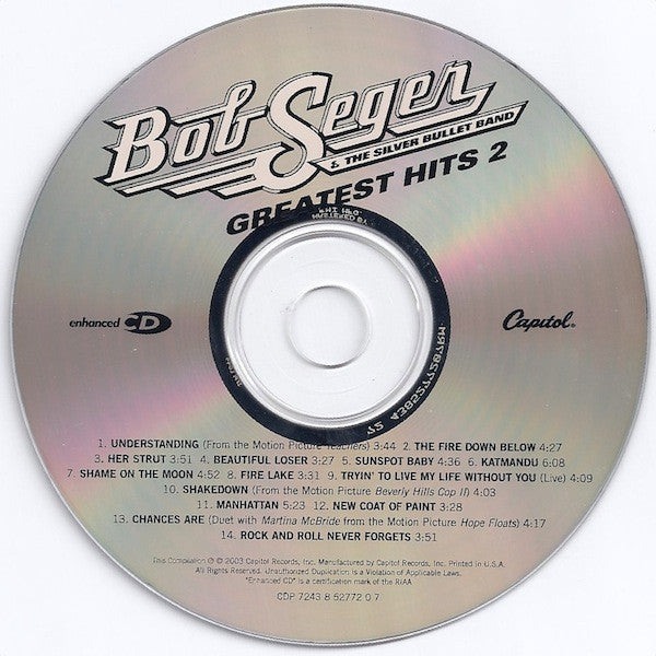 Bob Seger & The Silver Bullet Band* : Greatest Hits 2 (CD, Comp, Enh)