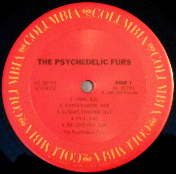 The Psychedelic Furs : The Psychedelic Furs (LP, Album, RP, Pit)