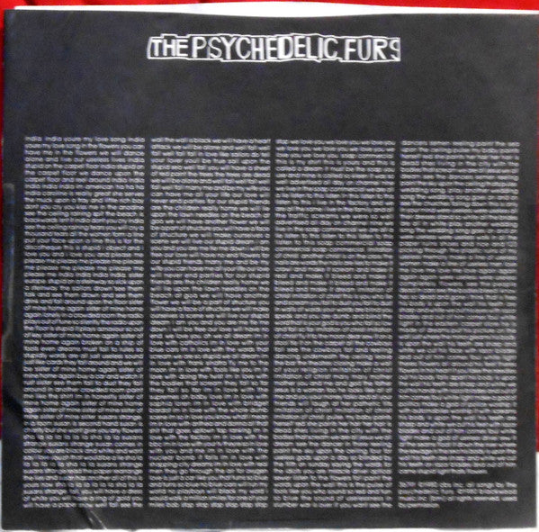 The Psychedelic Furs : The Psychedelic Furs (LP, Album, RP, Pit)