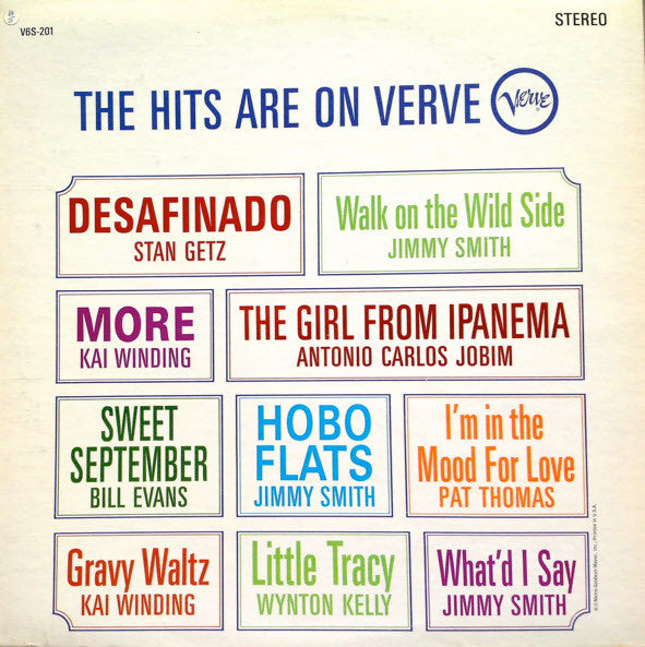 Various : The Hits Are On Verve (LP, Smplr)