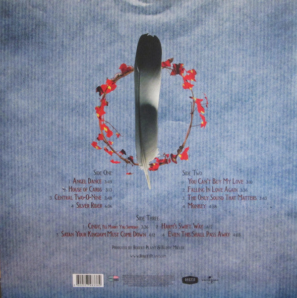 Robert Plant : Band Of Joy (LP, 180 + LP, S/Sided, Etch, 180 + Album)