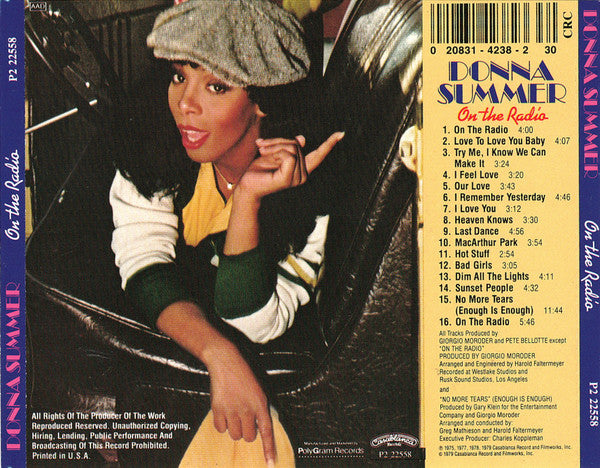 Donna Summer : On The Radio - Greatest Hits Vol. I & II (CD, Comp, Club, P/Mixed, RE)