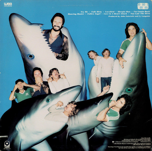 John Entwistle : Too Late The Hero (LP, Album, SP )