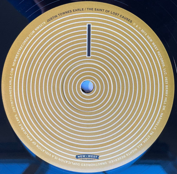 Justin Townes Earle : The Saint Of Lost Causes (LP + LP, S/Sided, Etch + Album)