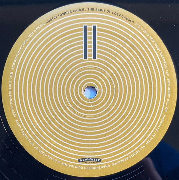 Justin Townes Earle : The Saint Of Lost Causes (LP + LP, S/Sided, Etch + Album)