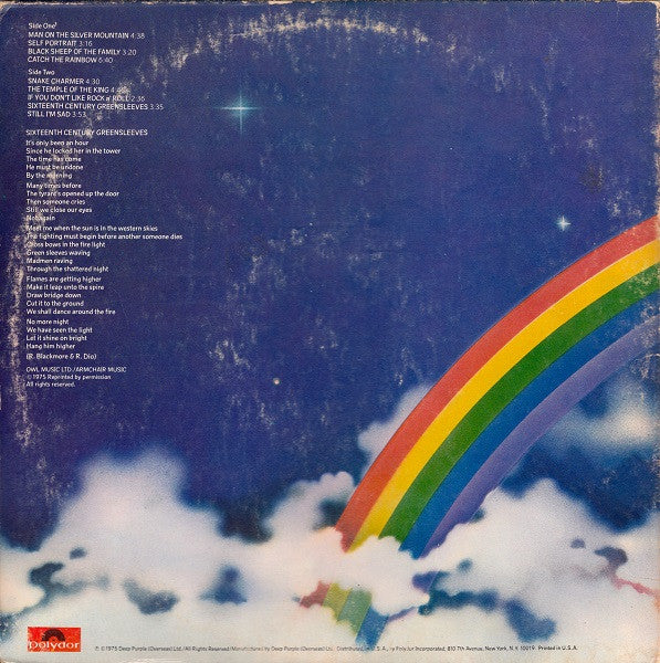 Rainbow : Ritchie Blackmore's Rainbow (LP, Album, Gat)