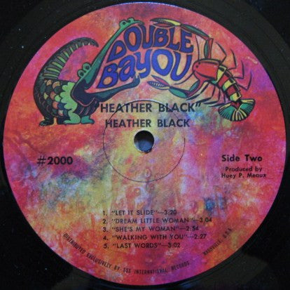 Heather Black : Heather Black (LP, Album)