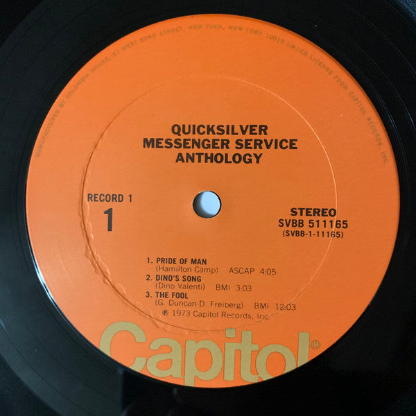 Quicksilver Messenger Service : Anthology (2xLP, Comp, Club, Ter)