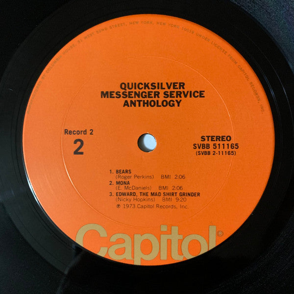 Quicksilver Messenger Service : Anthology (2xLP, Comp, Club, Ter)