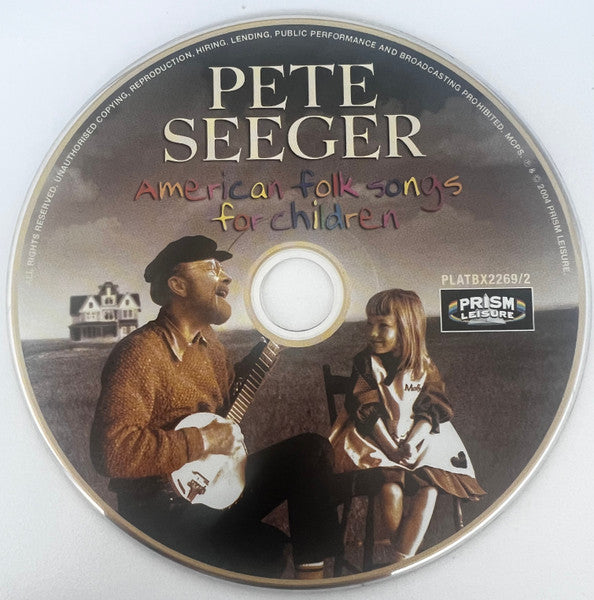 Pete Seeger : We Shall Not Be Moved / American Folk Songs For Children (2xCD, Comp)