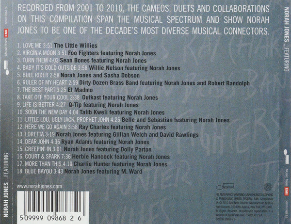 Norah Jones : ...Featuring (CD, Comp)