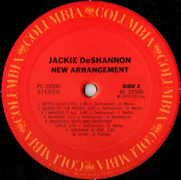 Jackie DeShannon : New Arrangement (LP, Album)