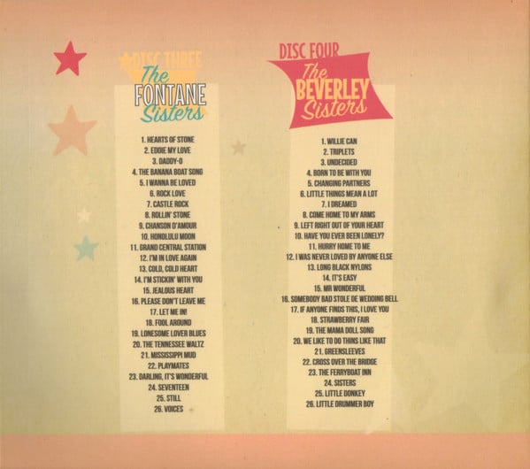 The Andrews Sisters, McGuire Sisters, The Fontane Sisters, The Beverley Sisters : Four By Four The Original Girl Groups (4xCD, Comp)