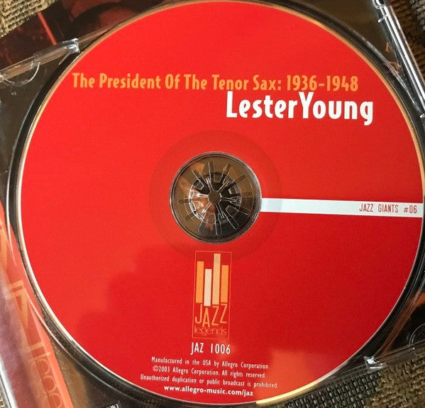 Lester Young : The President Of The Tenor Sax: 1936 - 1948 (CD, Comp)