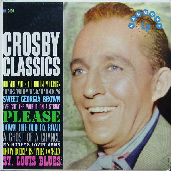 Bing Crosby : Crosby Classics (LP, Comp, Mono)