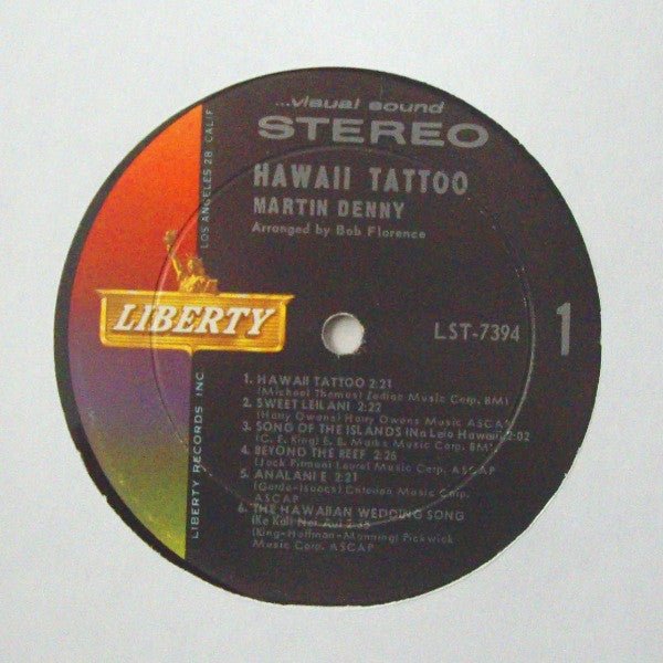 Martin Denny : Hawaii Tattoo (LP, Album)