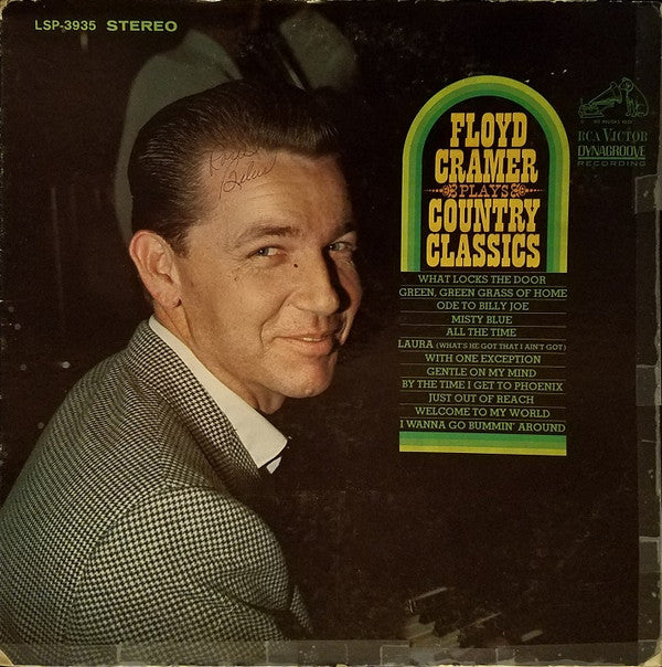 Floyd Cramer : Plays Country Classics (LP, Album, Ind)