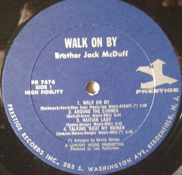 Brother Jack McDuff : Walk On By (LP, Album, Mono)