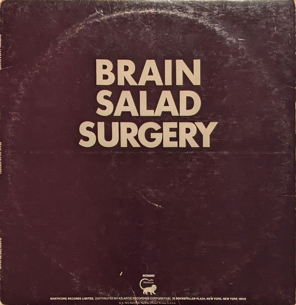 Emerson, Lake & Palmer : Brain Salad Surgery (LP, Album, SRC)