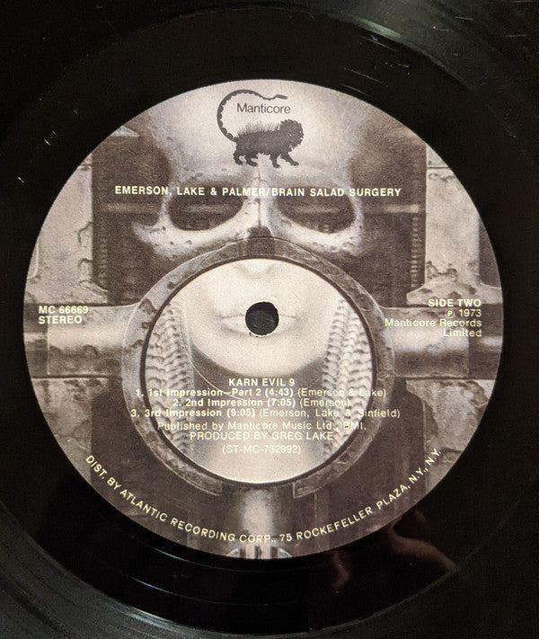 Emerson, Lake & Palmer : Brain Salad Surgery (LP, Album, SRC)