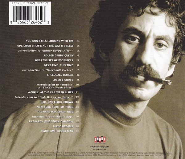 Jim Croce : Have You Heard Jim Croce Live (CD, Comp)