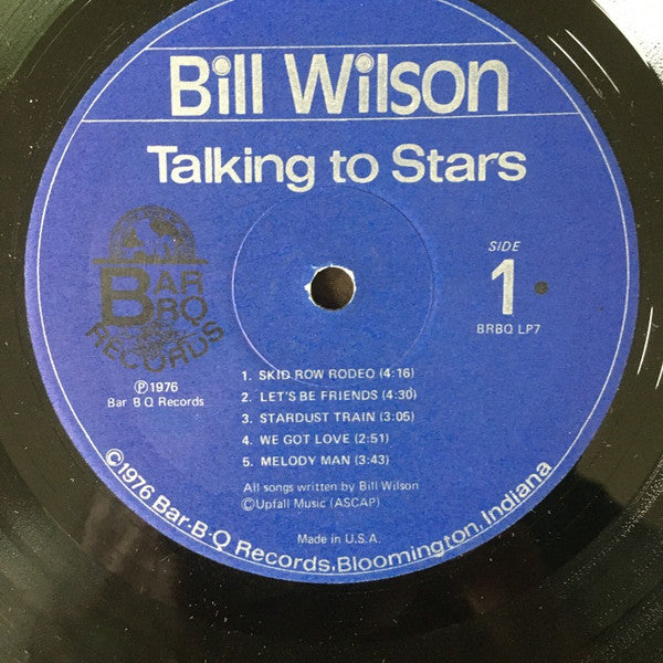 Bill Wilson : Talking To Stars (LP, Album)