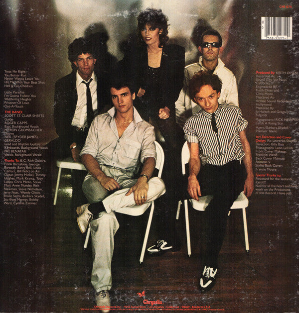 Pat Benatar : Crimes Of Passion (LP, Album, Whi)