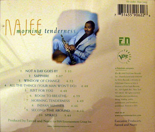 Najee : Morning Tenderness (CD, Album)