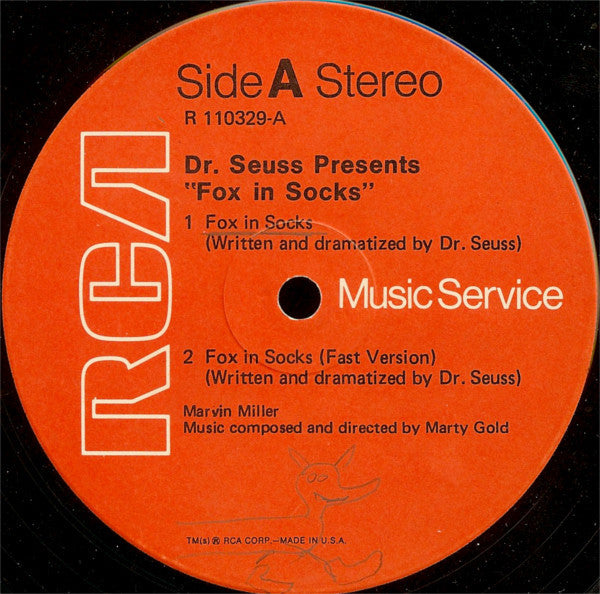 Dr. Seuss : Fox In Socks / Green Eggs And Ham (LP, RE)