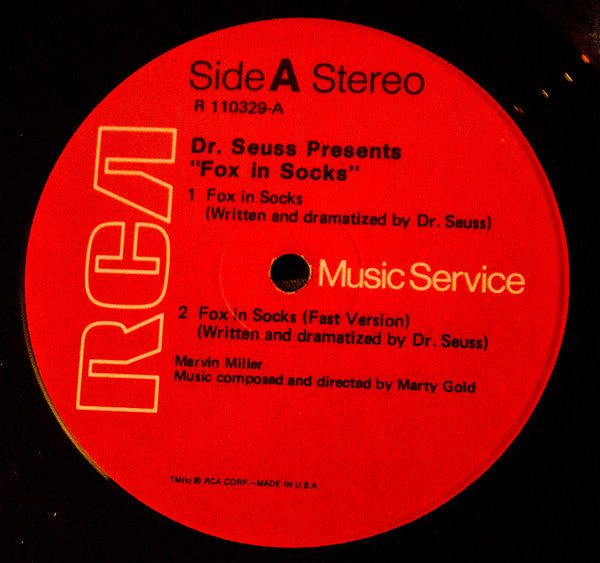 Dr. Seuss : Fox In Socks / Green Eggs And Ham (LP, RE)