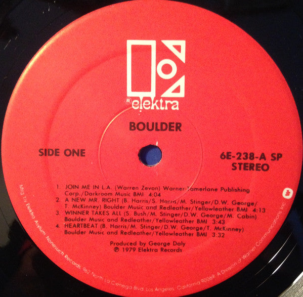 Boulder (2) : Boulder (LP, Album, Spe)