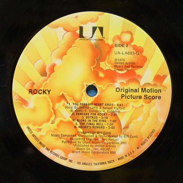 Bill Conti : Rocky - Original Motion Picture Score (LP, Album, RE, Sce)