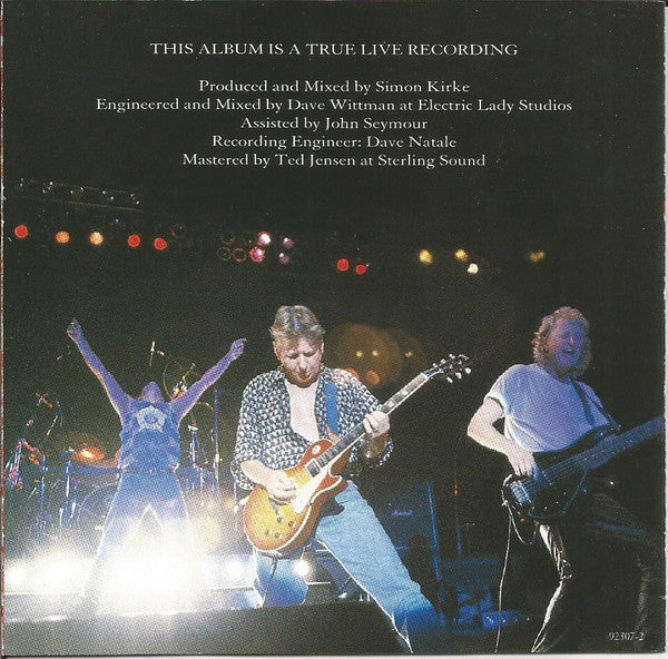 Bad Company (3) : The Best Of Bad Company Live...What You Hear Is What You Get (CD, Album)