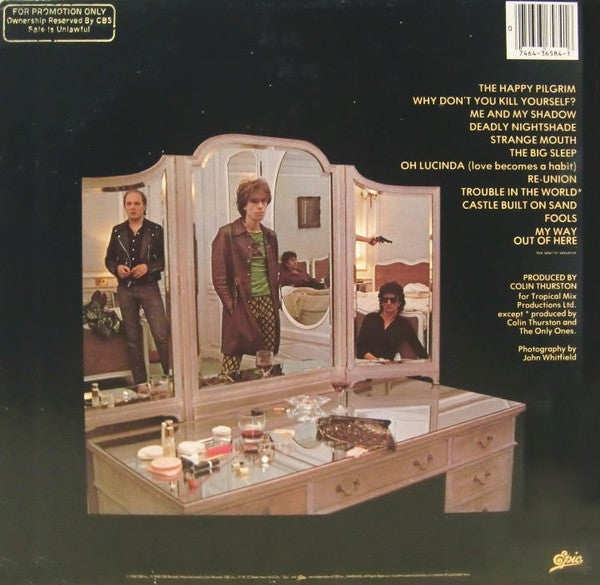 The Only Ones : Baby's Got A Gun (LP, Album, Promo)
