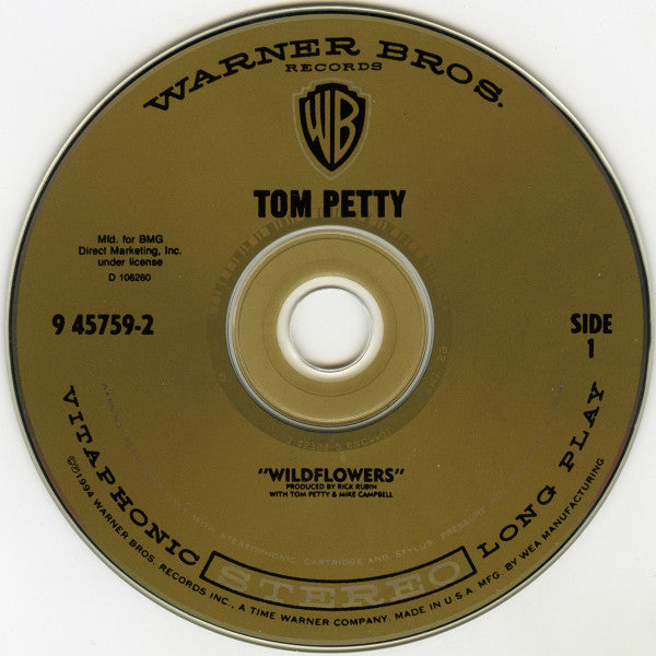 Tom Petty : Wildflowers (CD, Album, Club, SRC)