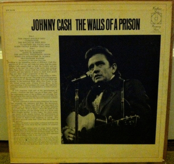 Johnny Cash : The Walls Of A Prison (LP, Comp, Ter)
